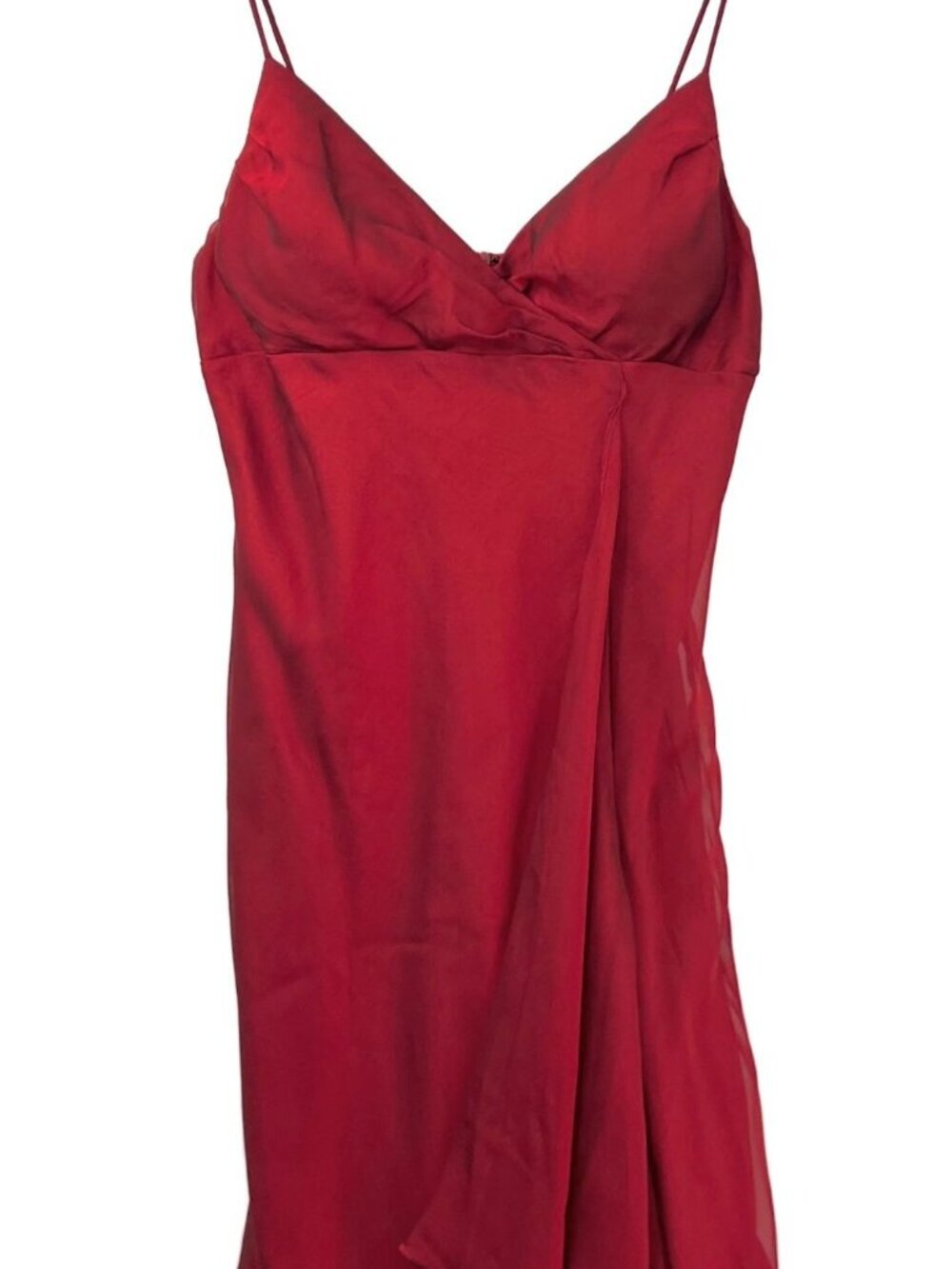 Chelsea Nites Ruffle Front Maxi Dress - Picture 3 of 6